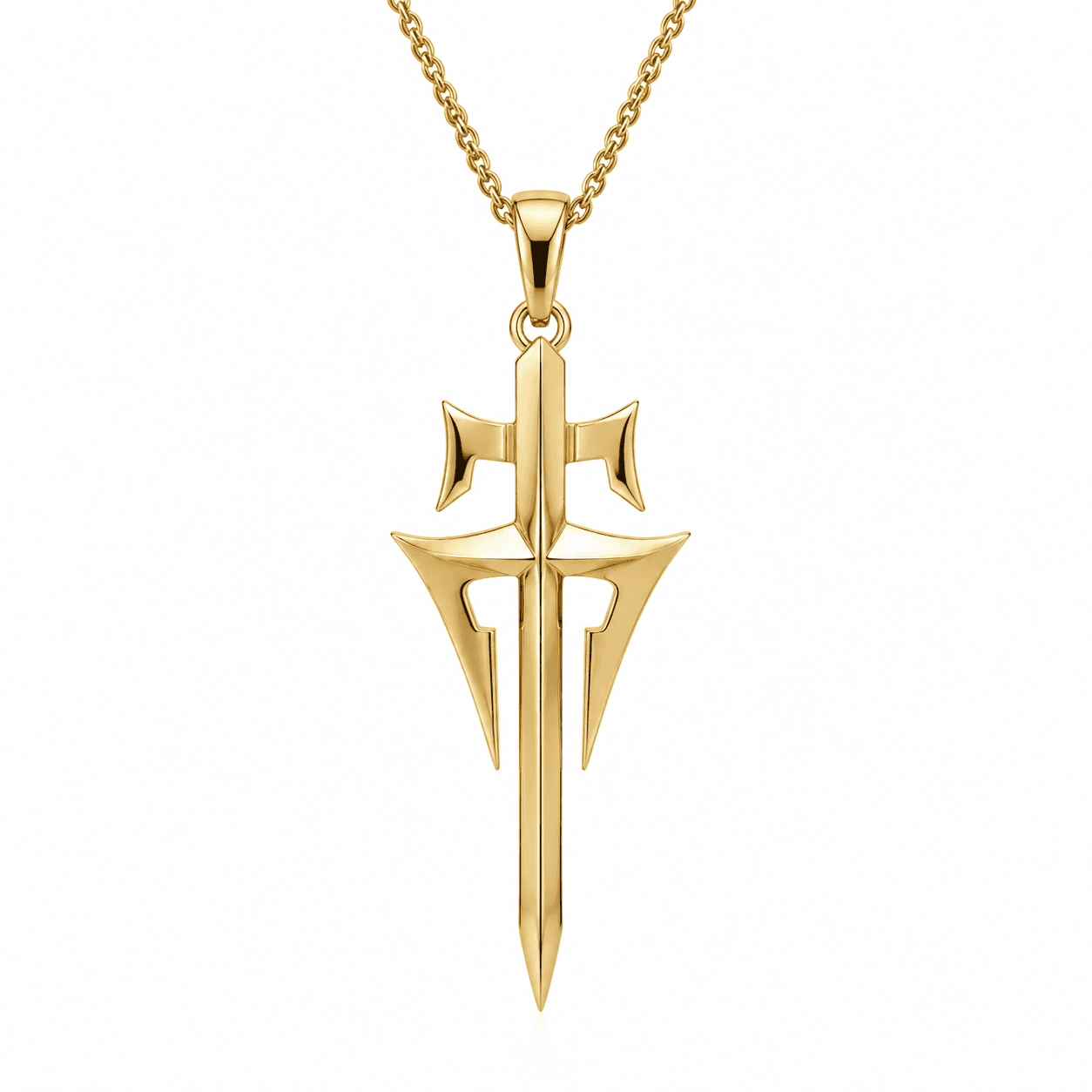The Courage and Strength collection, Kainos: an 18K gold piece carrying the promise that He goes with you and will hold you up