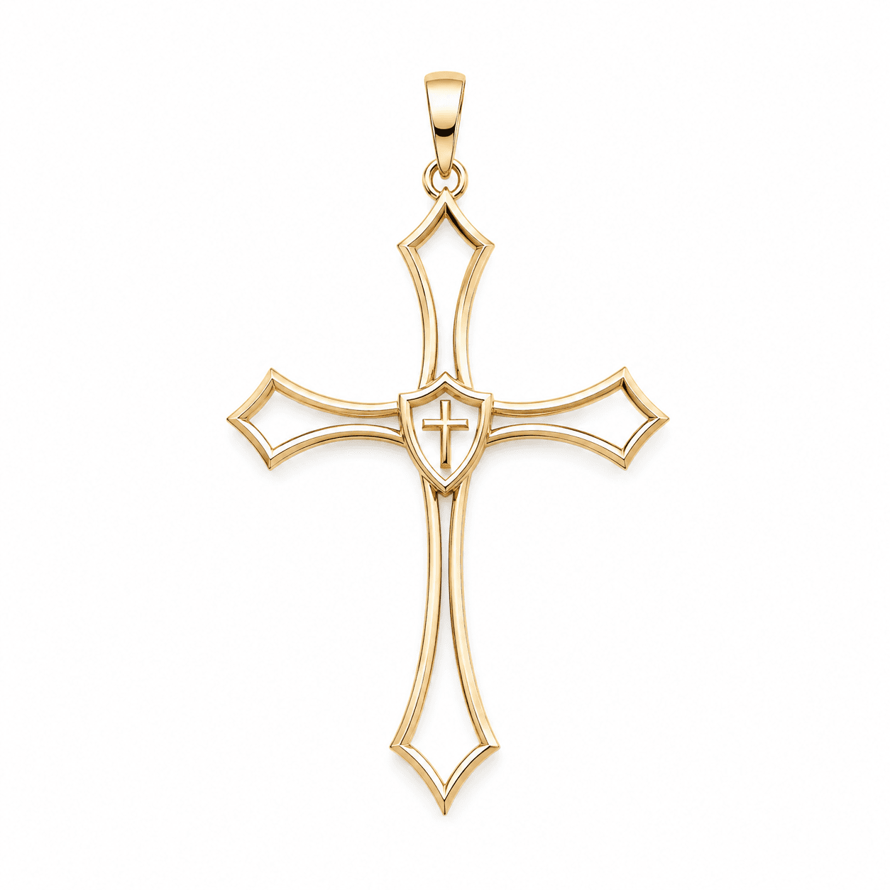The Protection collection, Kainos: an 18K gold piece carrying the promise that no weapon formed against you will succeed
